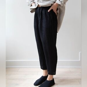 Apuntob Cotton corduroy Tapered Pant Lavender Small Italy Lagenlook Luxury